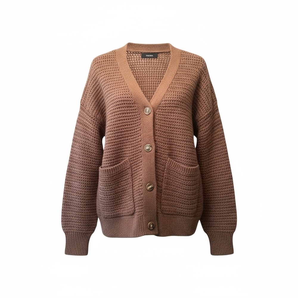 Dokotoo Brown Knit Women's Sweater